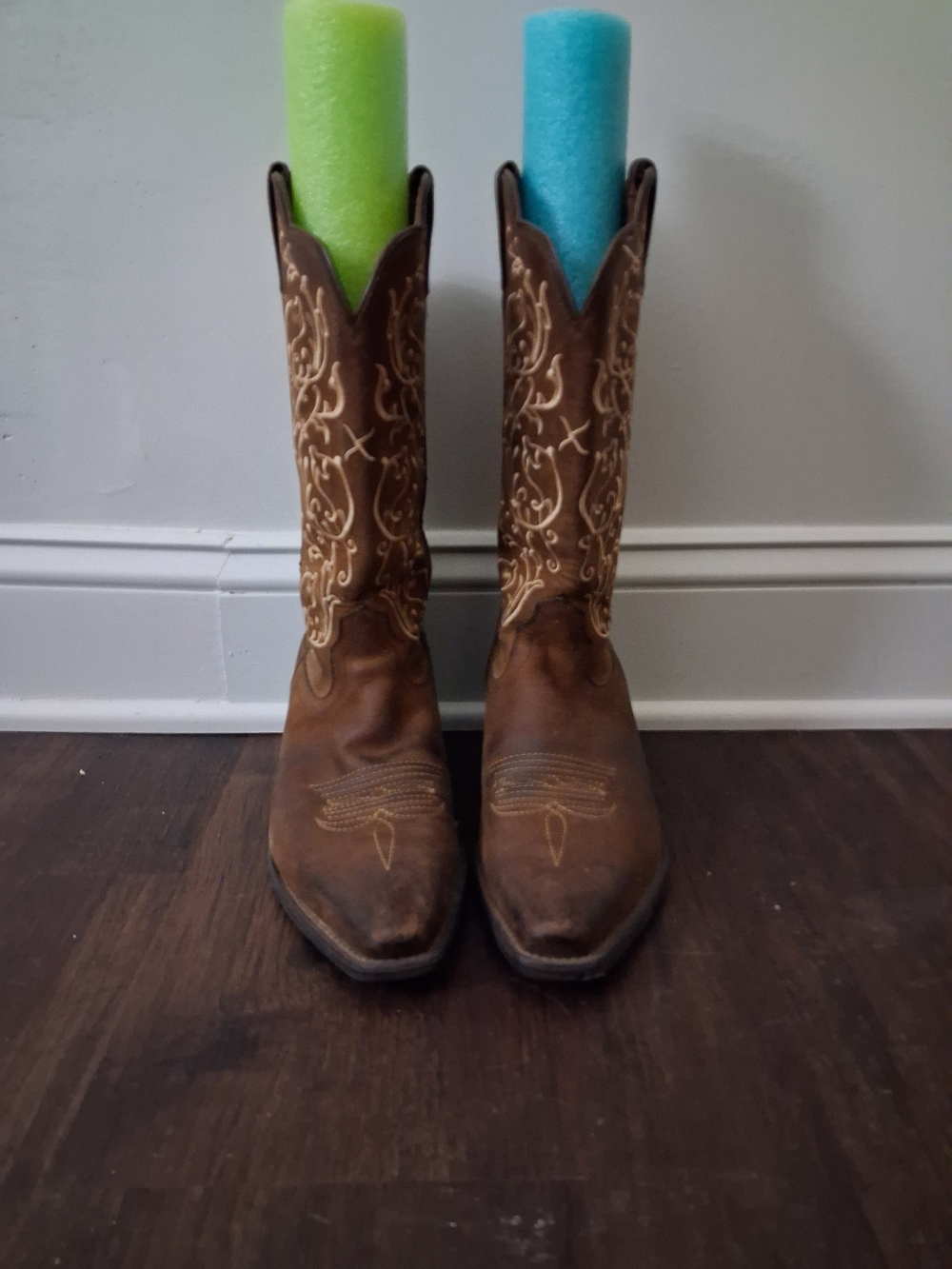 Twisted X Brown Embroidered Western Cowboy Boots